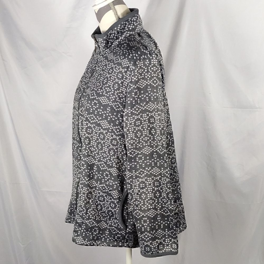 Stan Herman Gray Full Zip Knit Jacket - Picture 3 of 7